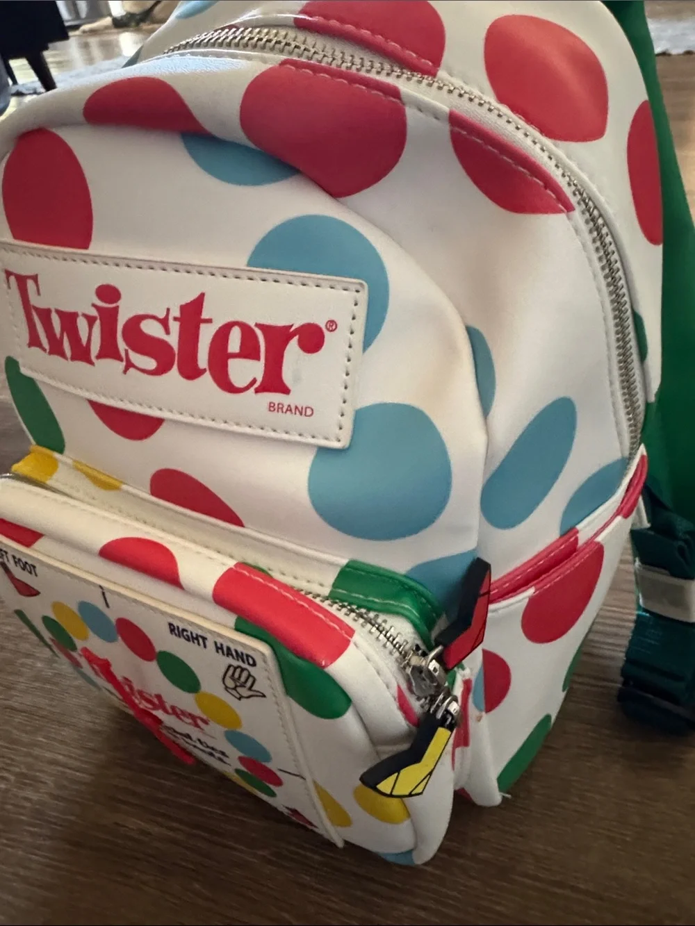 NWT Hasbro Gaming backpack Twister Kids Polka Dot Backpack